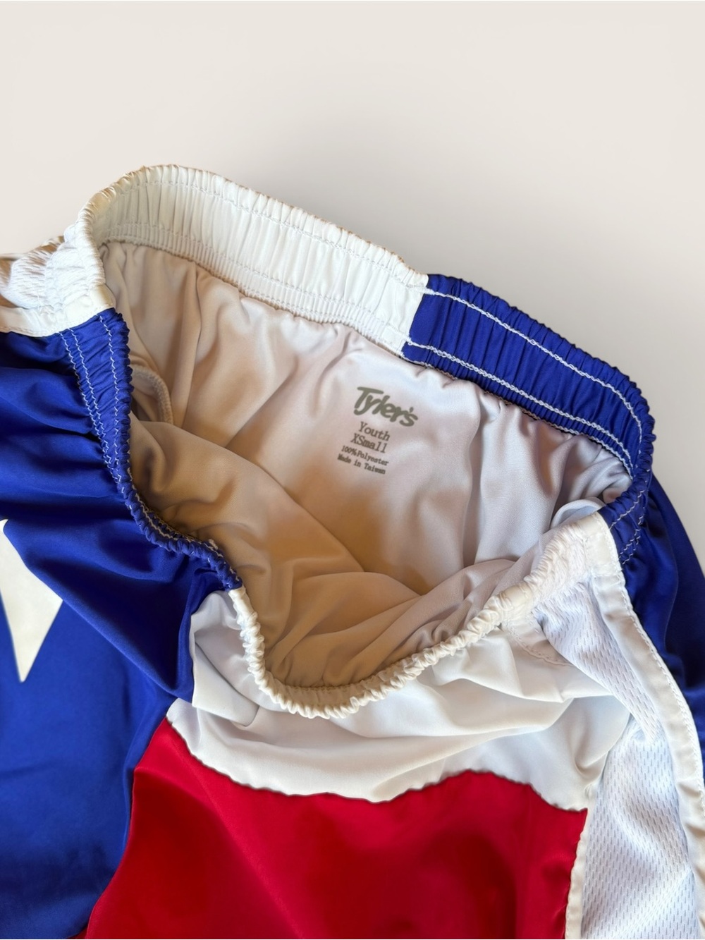 Tyler's Kids TEXAS FLAG Red, White & Blue Star Athletic Shorts - Picture 3 of 3